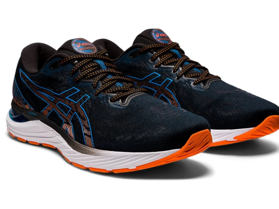 ASICS GEL-CUMULUS 23 Men's Running Shoes - Black/Reborn Blue