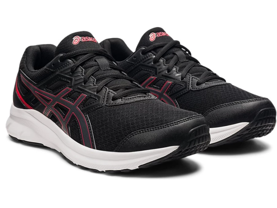 ASICS JOLT 3 Men's Running Shoes - Black/Electric Red