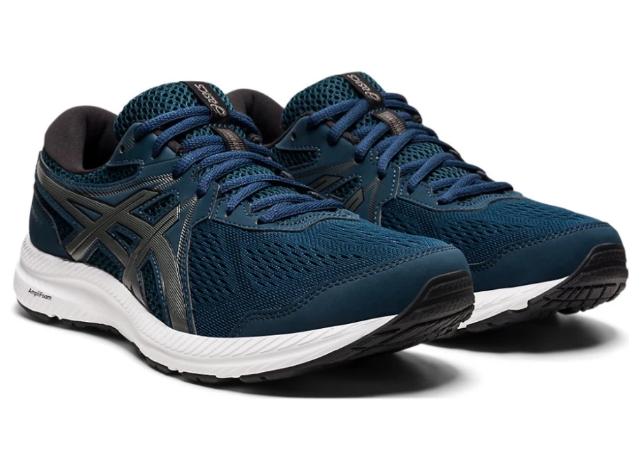 ASICS GEL-CONTEND 7 Men's Running Shoes - French Blue/Gunmetal - Lightweight Cushioned Sneakers