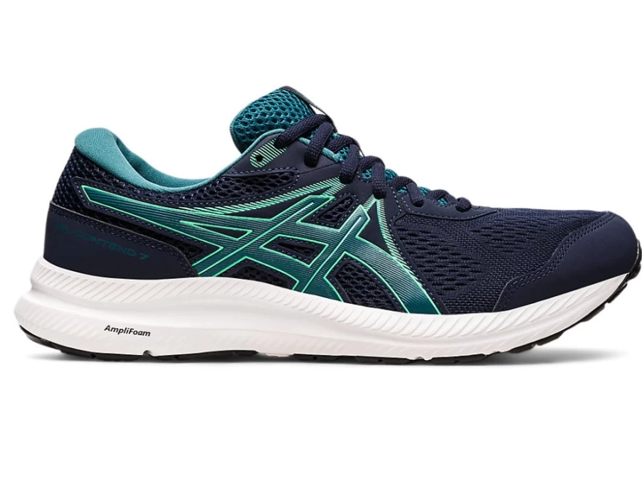 ASICS GEL-CONTEND 7 Running Shoes for Men - Midnight/Velvet Pine - Lightweight Comfort & Support