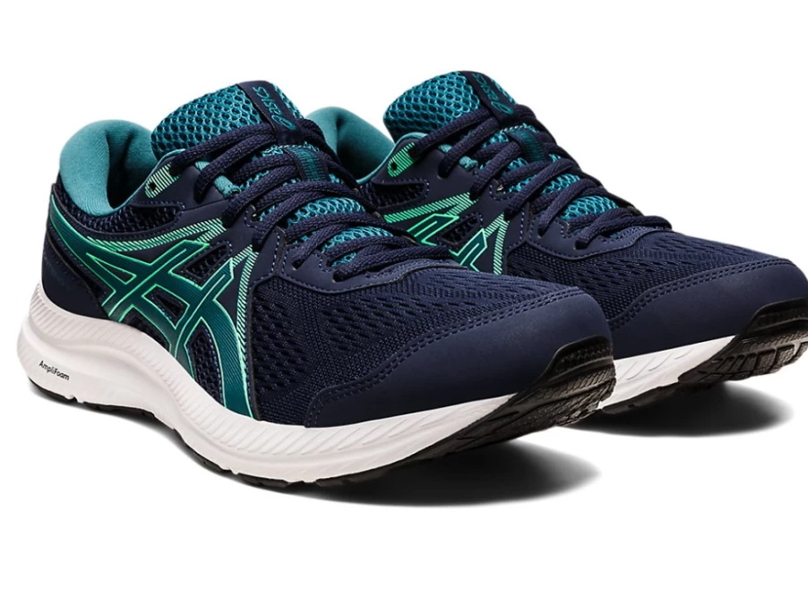 ASICS GEL-CONTEND 7 Running Shoes for Men - Midnight/Velvet Pine - Lightweight Comfort & Support