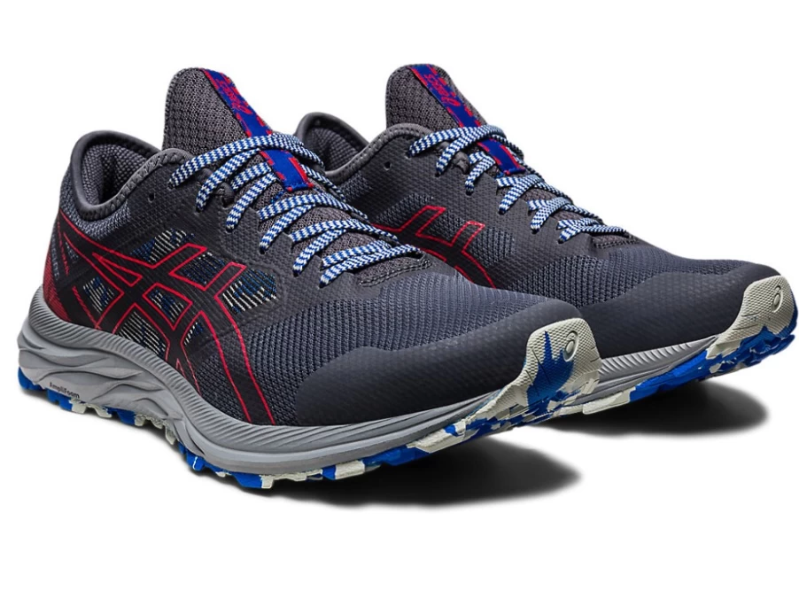 ASICS Men's GEL-EXCITE TRAIL Running Shoes - Carrier Grey/Electric Red