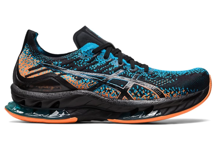 ASICS GEL-KINSEI BLAST Men's Running Shoes - Black/Island Blue