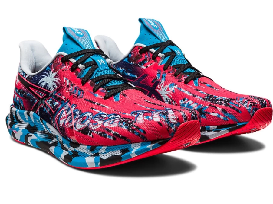 ASICS NOOSA TRI 14 Running Shoes for Men in Diva Pink/Black - Lightweight & Breathable