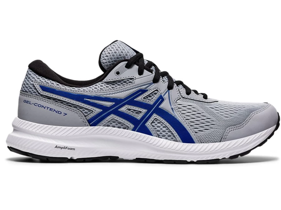 ASICS GEL-CONTEND 7 Men's Running Shoes - Piedmont Grey/ASICS Blue