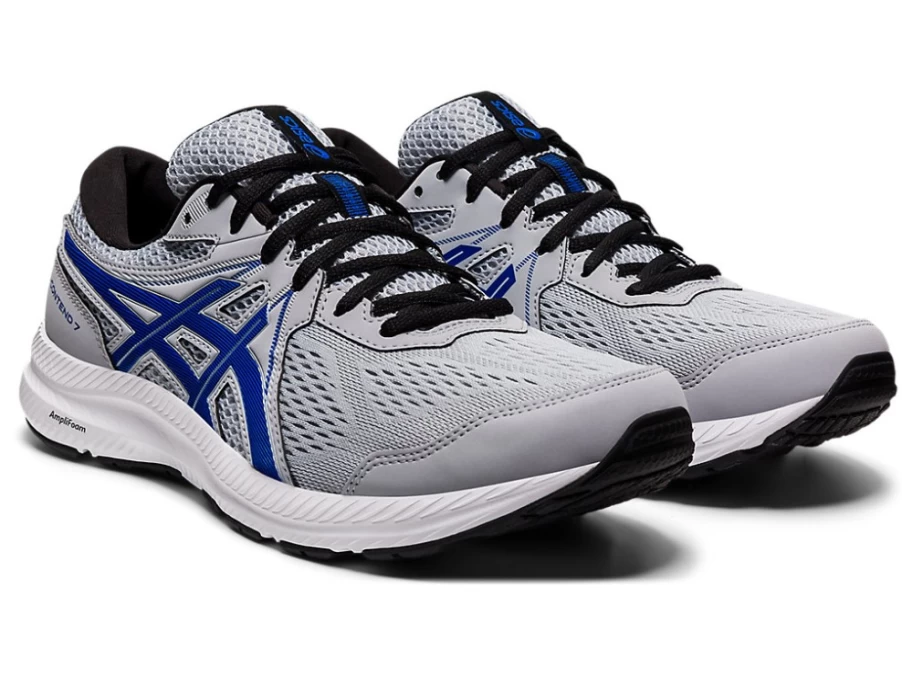 ASICS GEL-CONTEND 7 Men's Running Shoes - Piedmont Grey/ASICS Blue