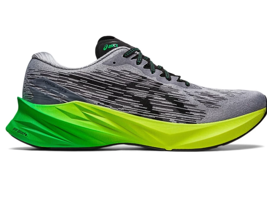 ASICS NOVABLAST 3 Men's Running Shoes - Sheet Rock/Black