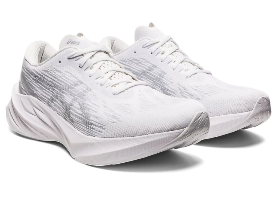 ASICS NOVABLAST 3 Men's Running Shoes - White/Piedmont Grey