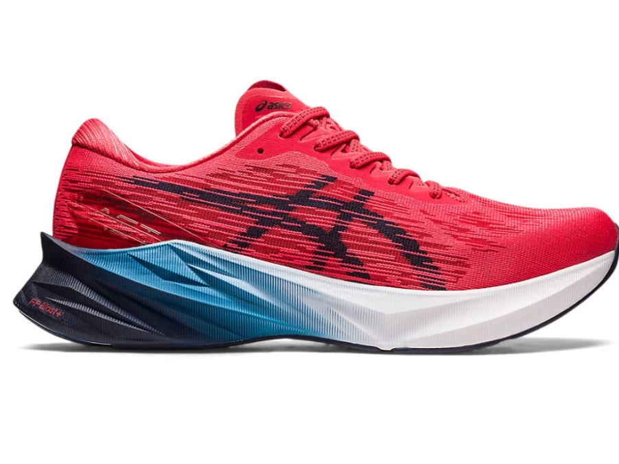 ASICS NOVABLAST 3 Men's Running Shoes - Electric Red/Midnight