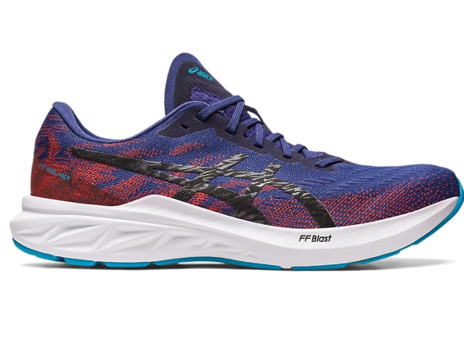 ASICS Men's DYNABLAST 3 Running Shoes - Indigo Blue/Black