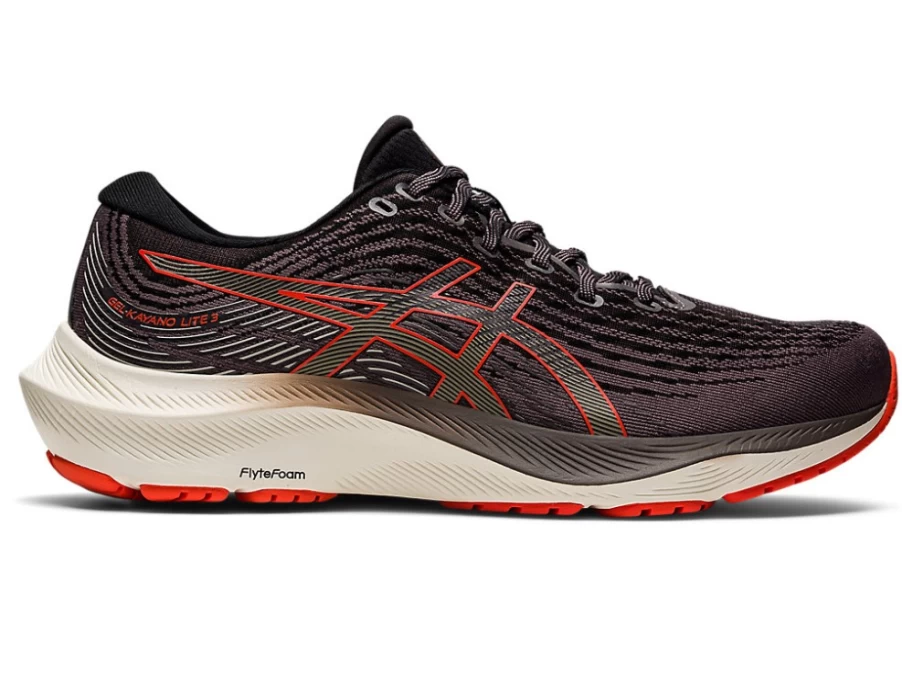 ASICS GEL-KAYANO LITE 3 Men's Running Shoes - Smoke Shadow/Cherry Tomato