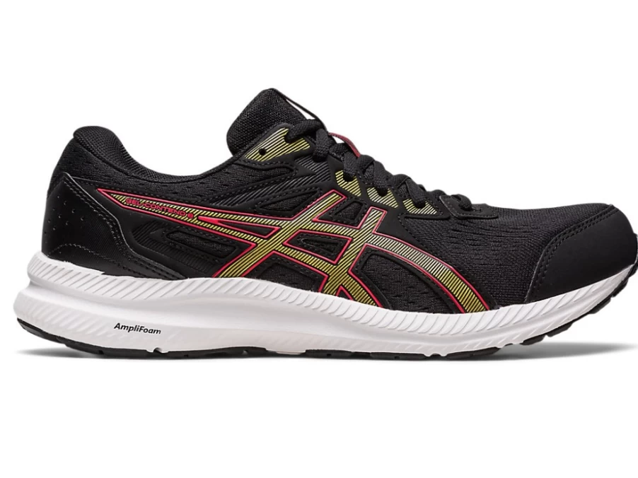 ASICS GEL-CONTEND 8 Men's Running Shoes - Black/Olive Oil