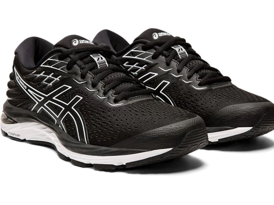 ASICS Women's GEL-CUMULUS 21 Running Shoes - Black/White