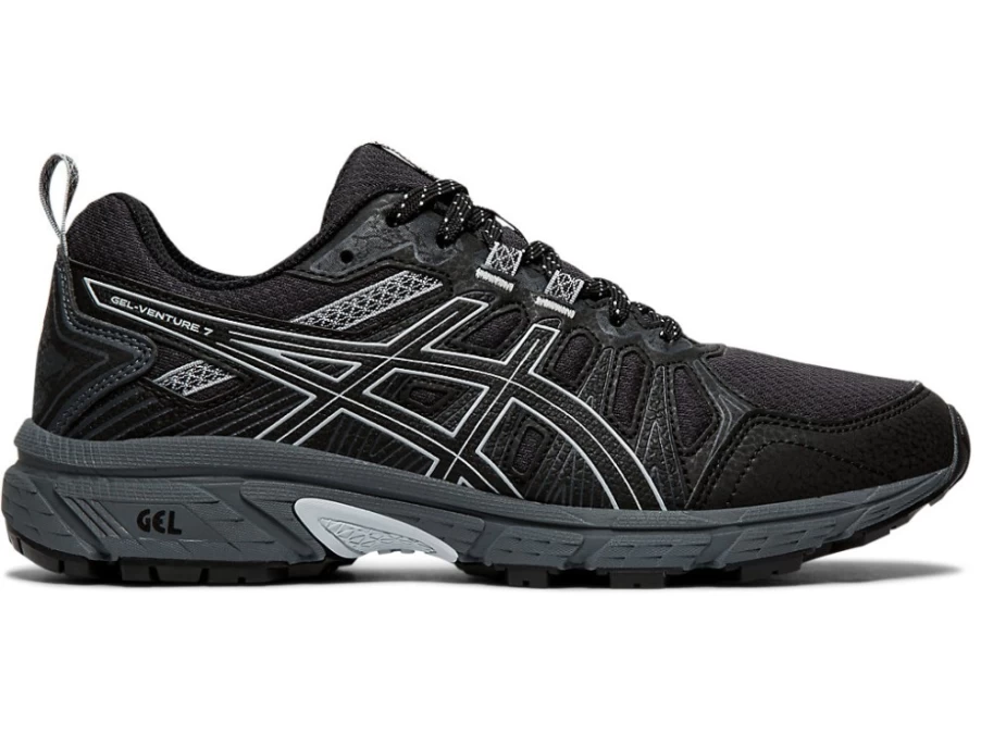 ASICS Women's GEL-VENTURE 7 Running Shoes - Black/Piedmont Grey