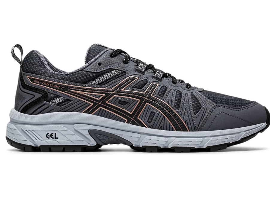 ASICS GEL-VENTURE 7 (D) Women's Trail Running Shoes - Graphite Grey/Rose Gold