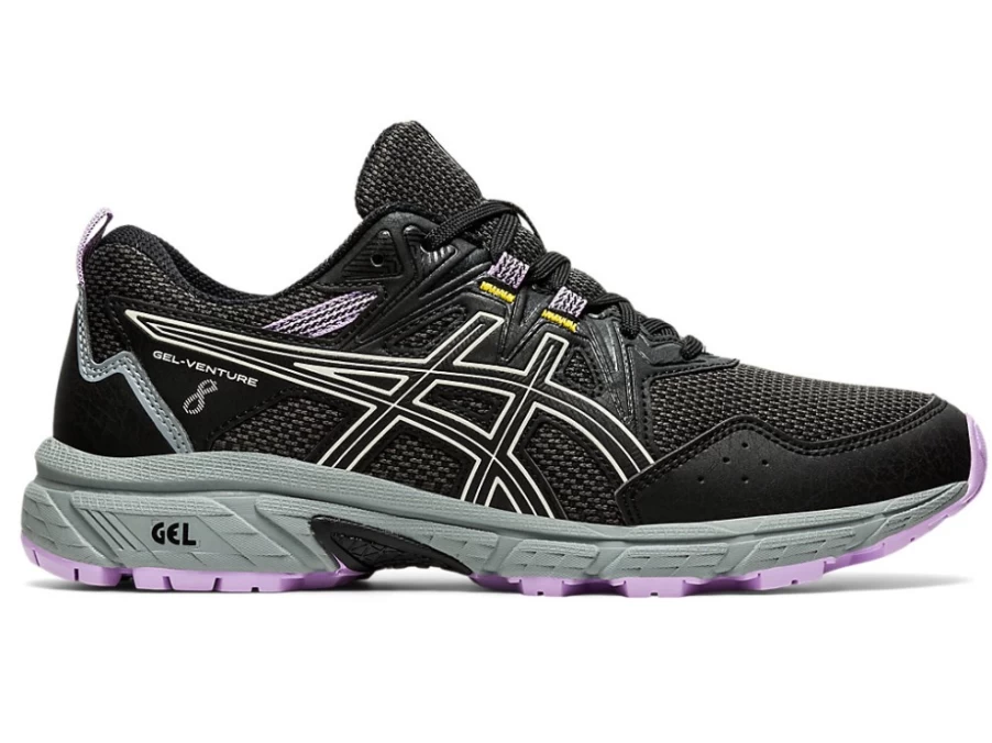 ASICS GEL-VENTURE 8 Women's Trail Running Shoes - Black/Ivory