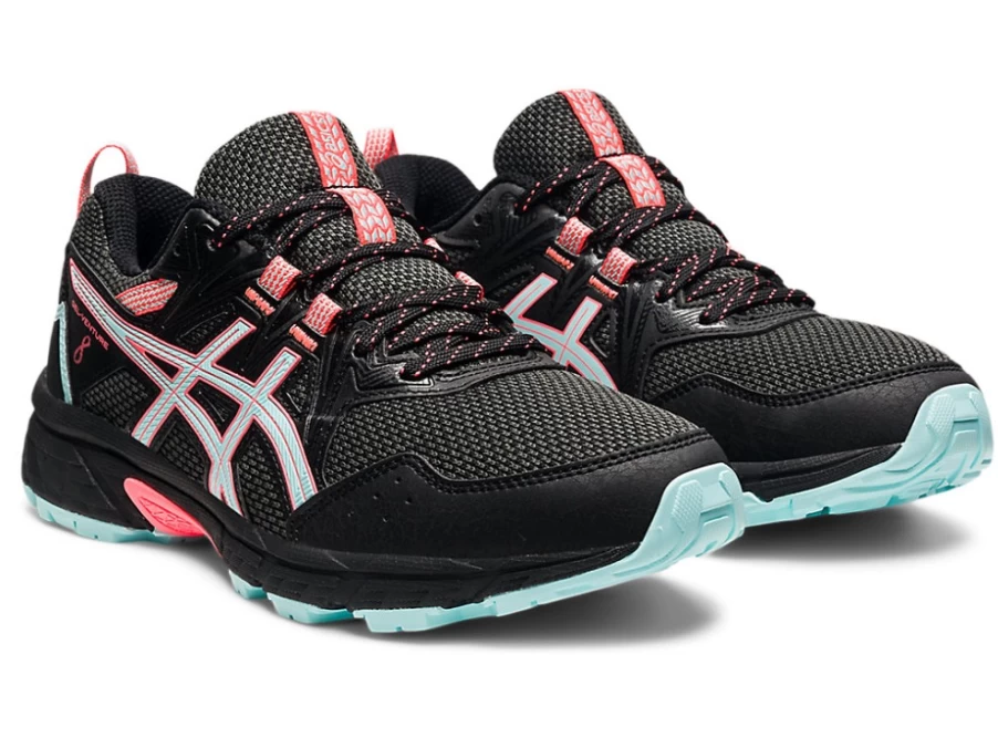 ASICS Women's GEL-VENTURE 8 (D) Running Shoes - Black/Clear Blue