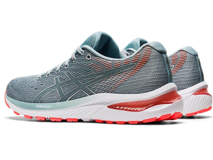 ASICS Women's GEL-CUMULUS 22 Running Shoes in Piedmont Grey/Light Steel