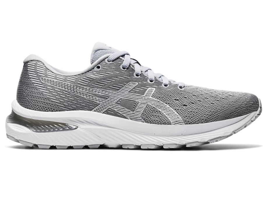 ASICS Women's GEL-CUMULUS 22 Running Shoes - Piedmont Grey/White