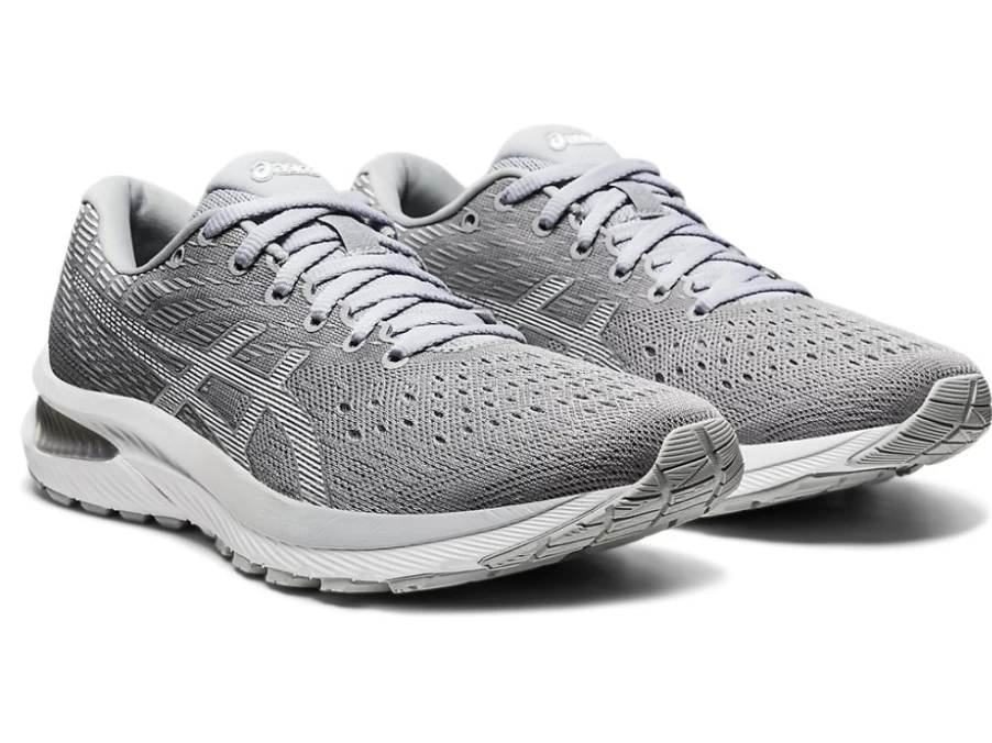 ASICS Women's GEL-CUMULUS 22 Running Shoes - Piedmont Grey/White