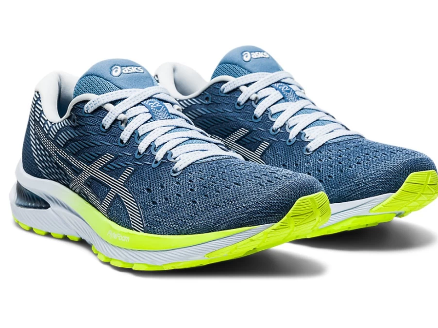 ASICS Women's GEL-CUMULUS 22 Running Shoes - Grey Floss/White