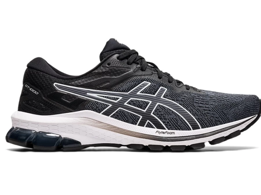 ASICS GT-1000 10 (D) Women's Running Shoes - Black/White