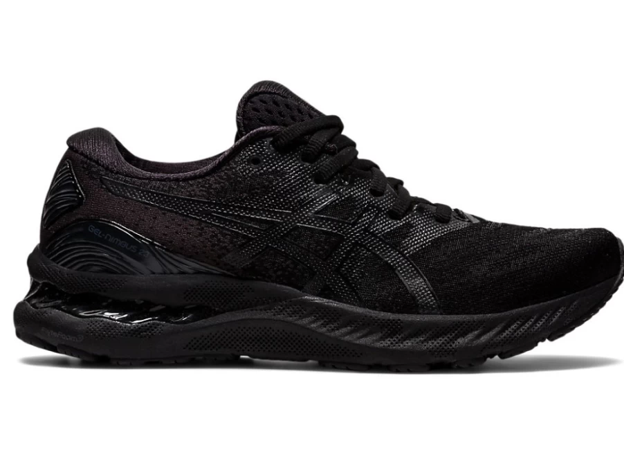 ASICS Women's GEL-NIMBUS 23 Running Shoes - Black/Black