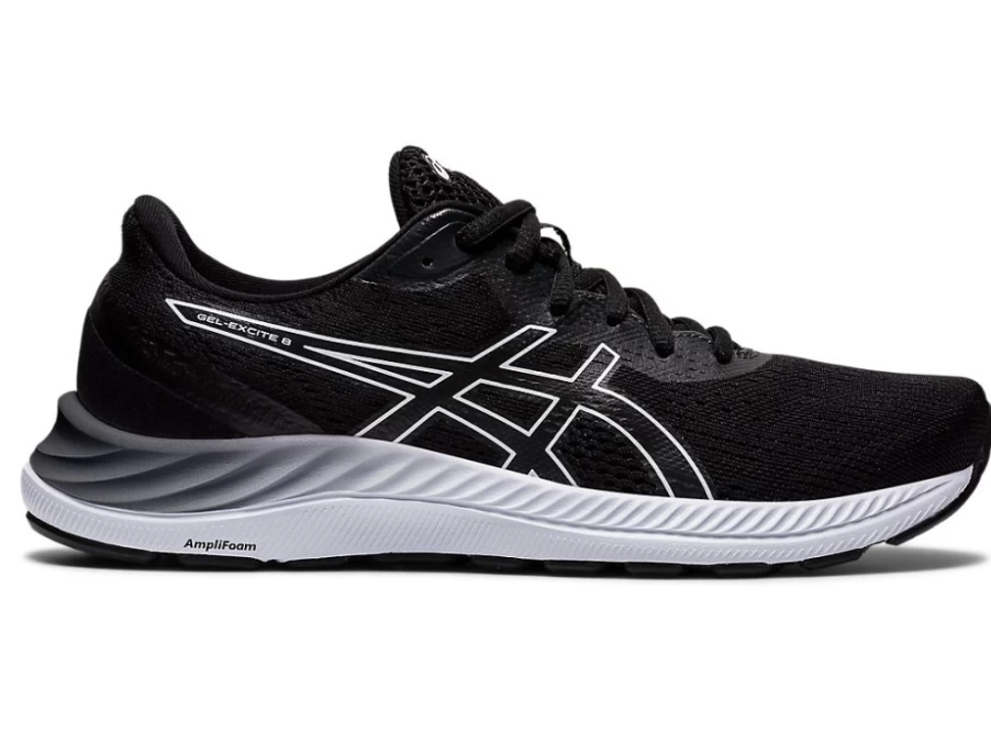 ASICS GEL-EXCITE 8 Women's Running Shoes - Black/White