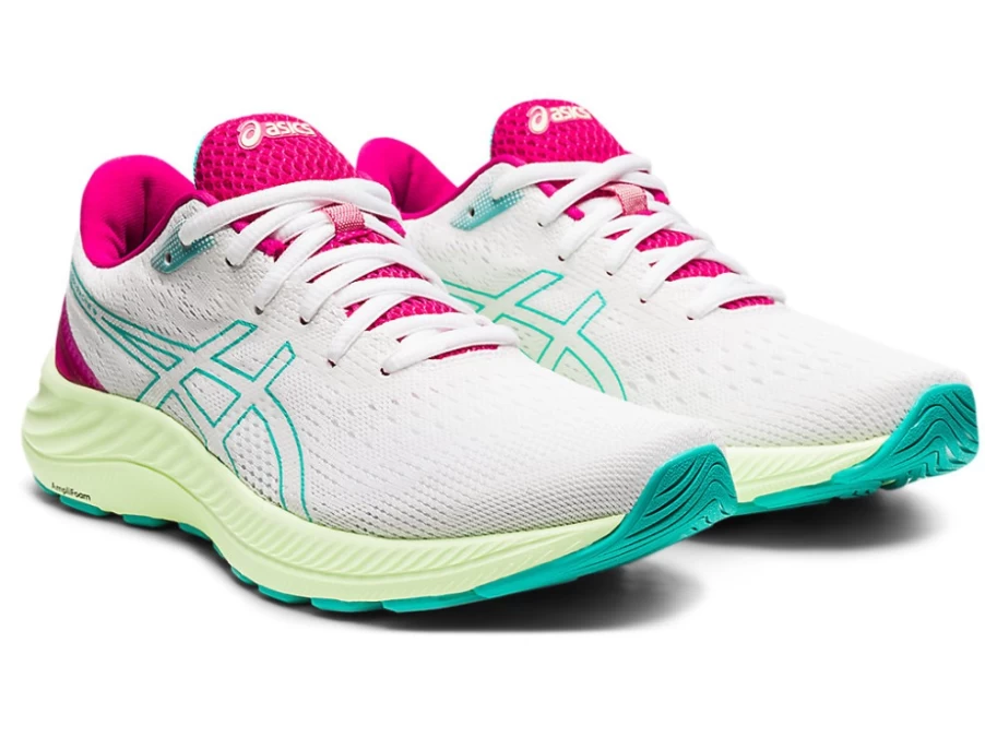 ASICS Women's GEL-EXCITE 8 Running Shoes - White/Sea Glass