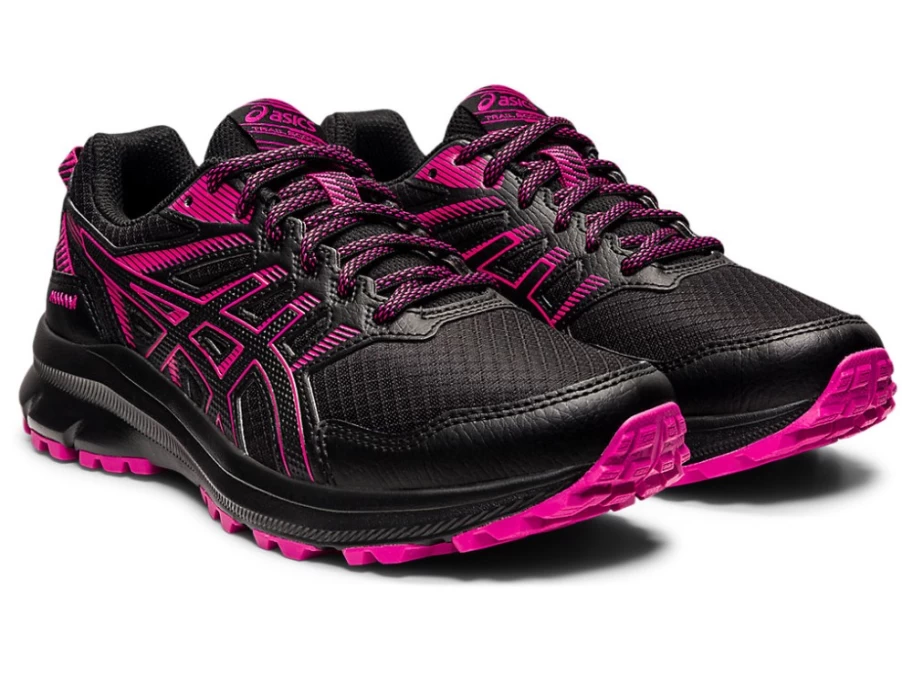 ASICS TRAIL SCOUT 2 Women's Running Shoes - Black/Fuchsia Red Trail Running Sneakers