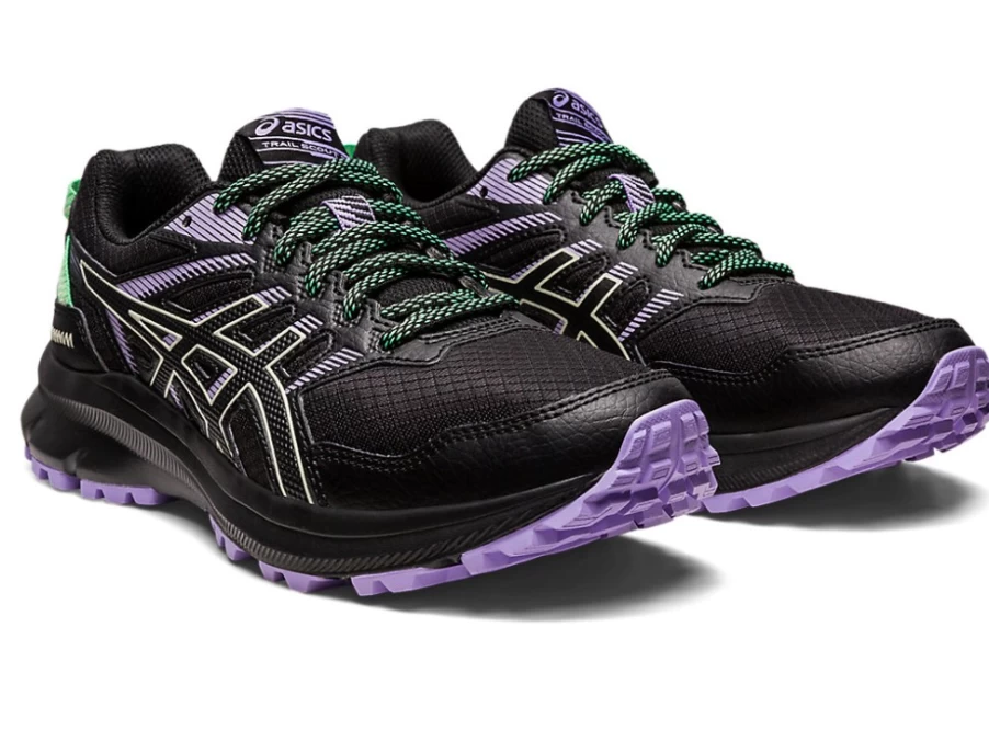 ASICS TRAIL SCOUT 2 Women's Running Shoes - Black/Whisper Green