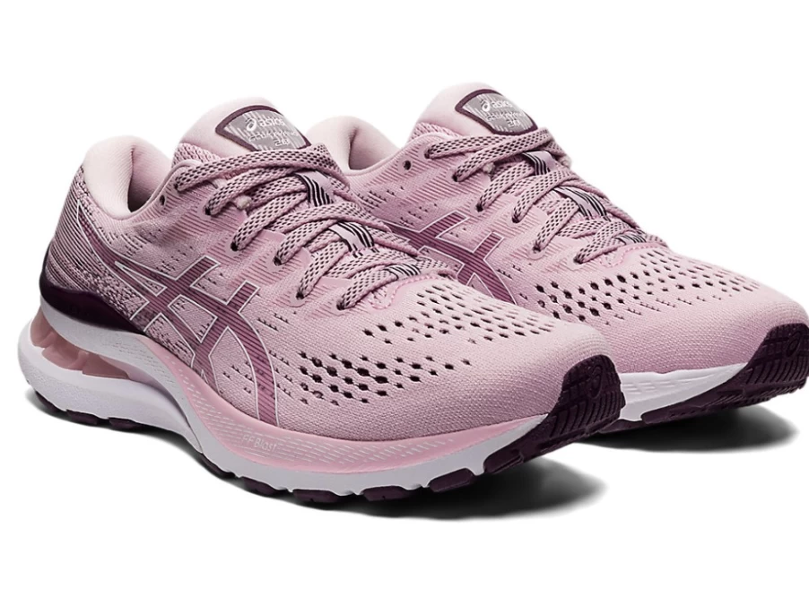 ASICS GEL-KAYANO 28 Women's Running Shoes - Barely Rose/White