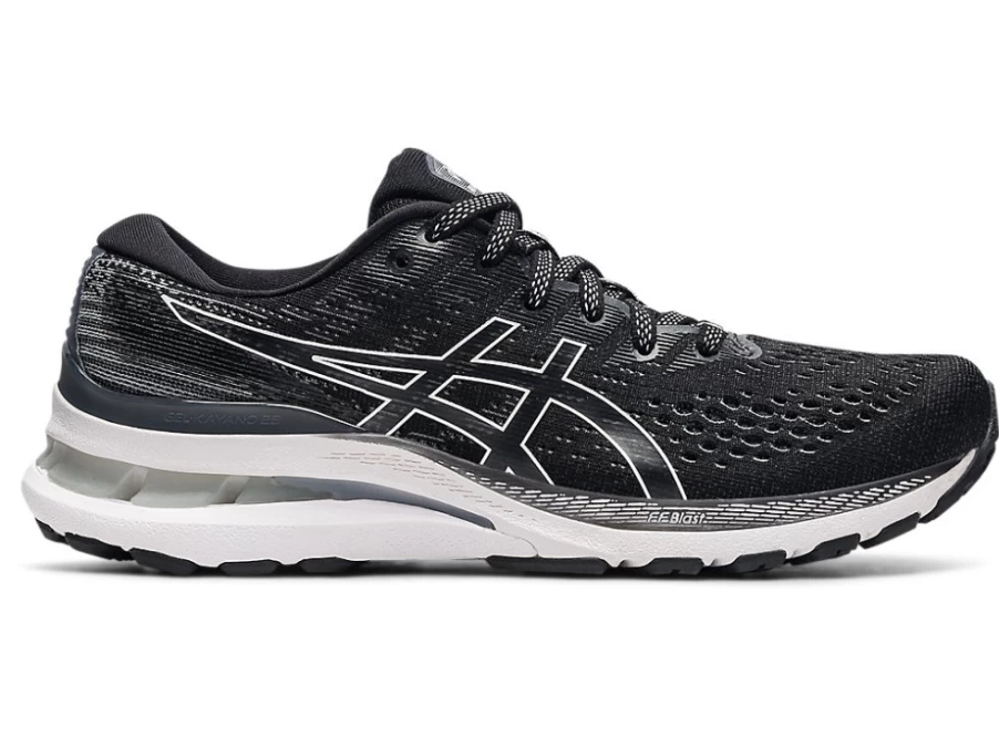 ASICS GEL-KAYANO 28 (2A) Running Shoes for Women - Black/White