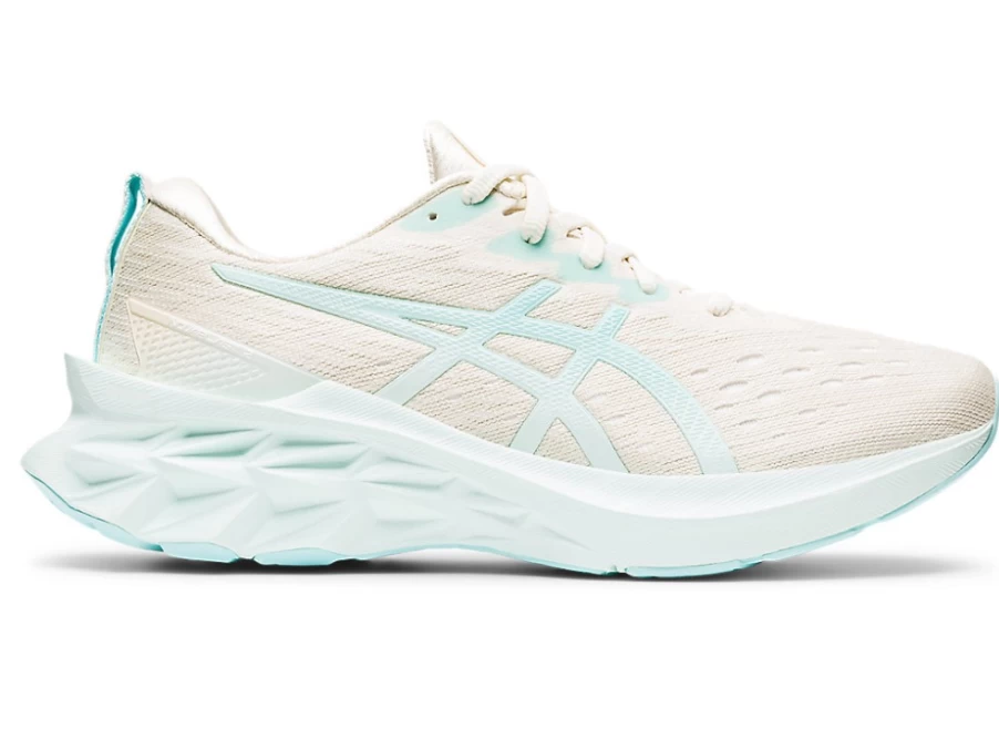 ASICS NOVABLAST 2 Women's Running Shoes - Birch/Clear Blue | Lightweight & Responsive
