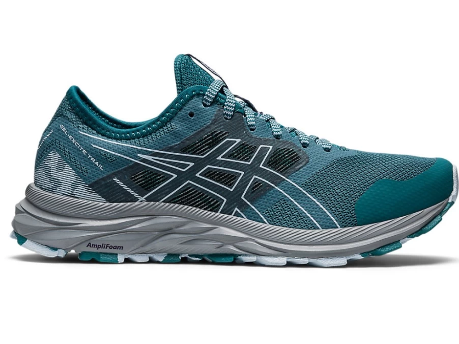 ASICS Women's GEL-EXCITE TRAIL Running Shoes in Misty Pine/Soft Sky