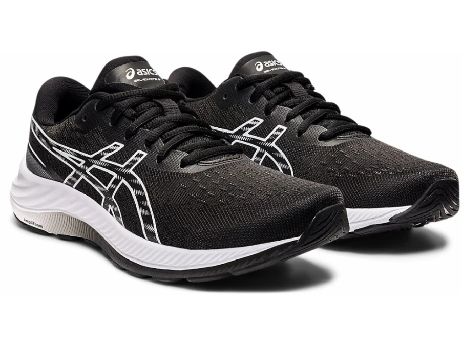 ASICS GEL-EXCITE 9 Running Shoes for Women - Black/White | Cushioned Comfort & Support