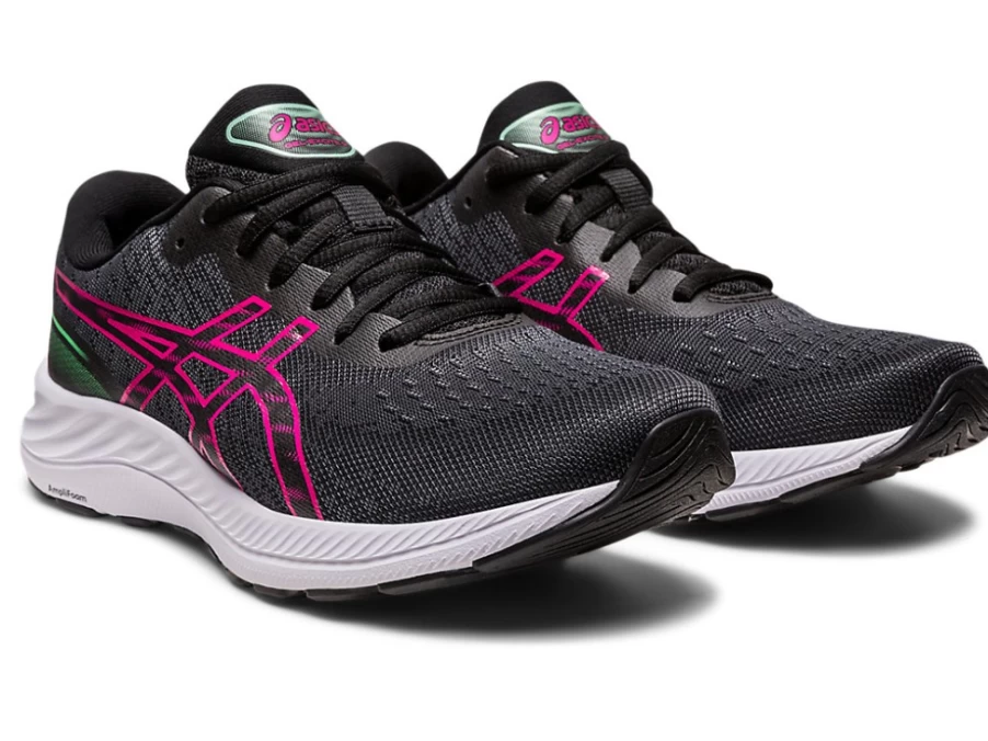 ASICS GEL-EXCITE 9 Women's Running Shoes - Black/Pink Rave | Cushioned Support for Comfort