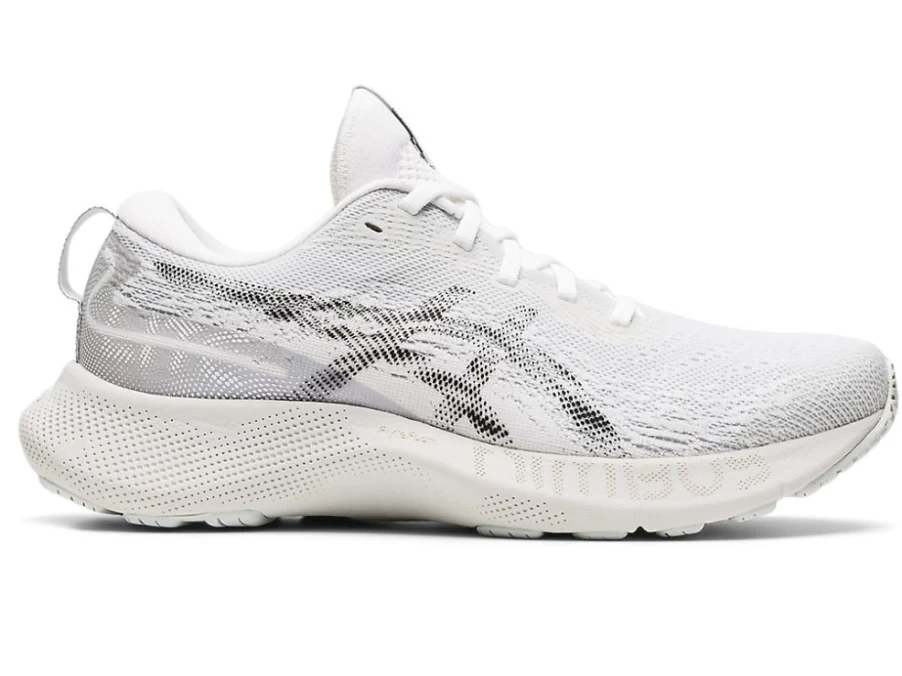 ASICS Women's GEL-NIMBUS LITE 3 Running Shoes - White/Black
