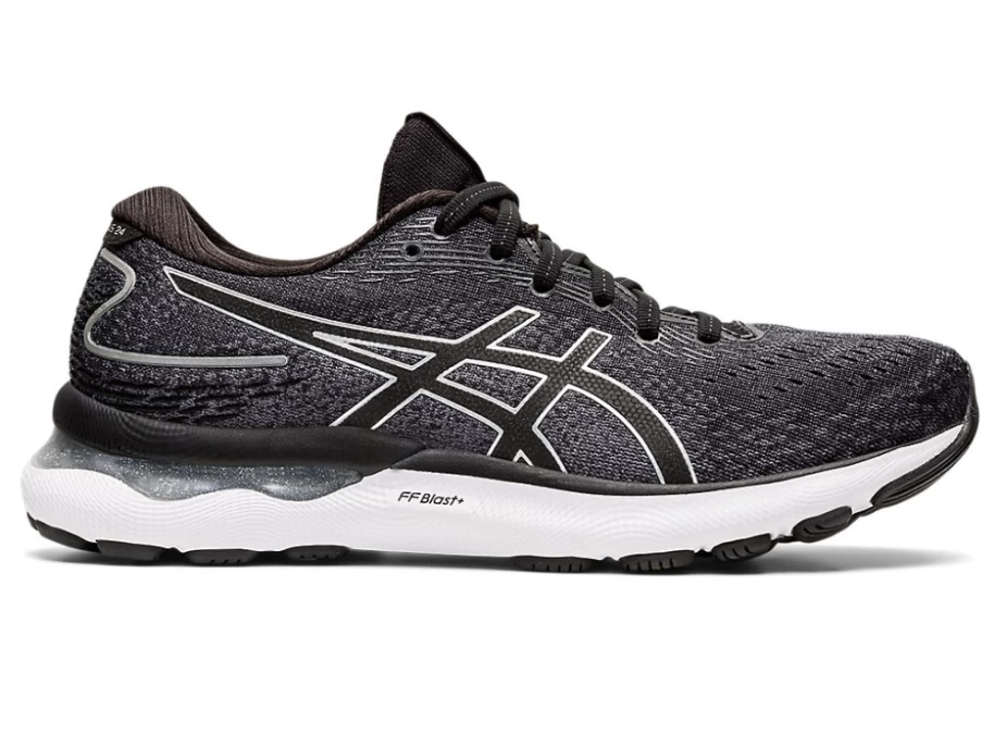 ASICS Women's GEL-NIMBUS 24 Running Shoes - Black/Pure Silver