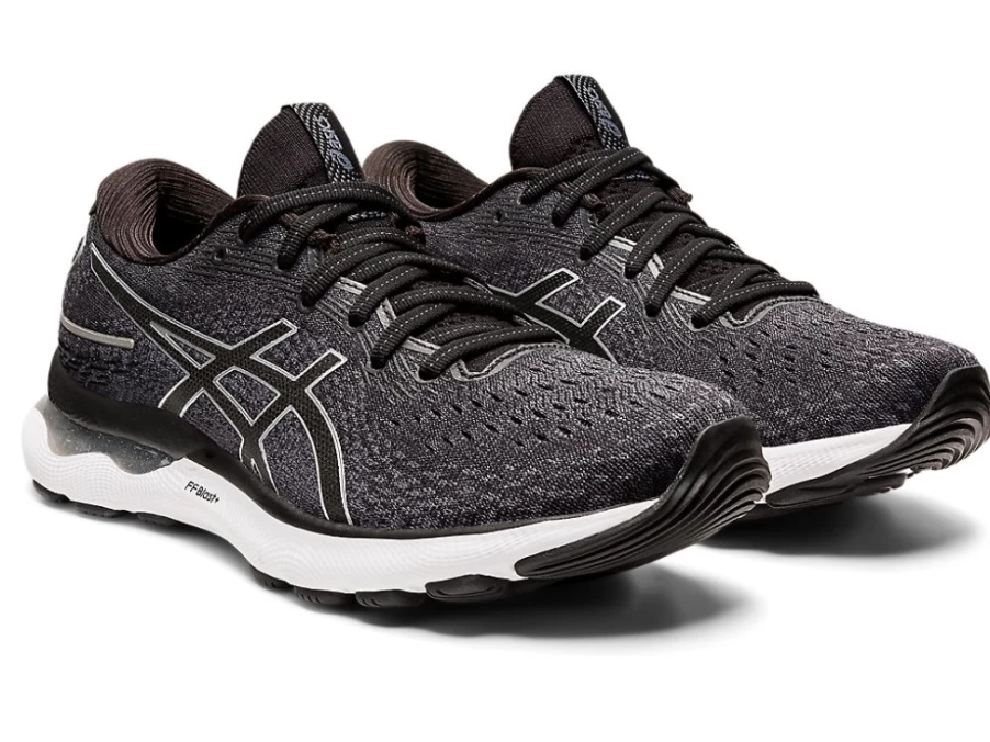 ASICS Women's GEL-NIMBUS 24 Running Shoes - Black/Pure Silver