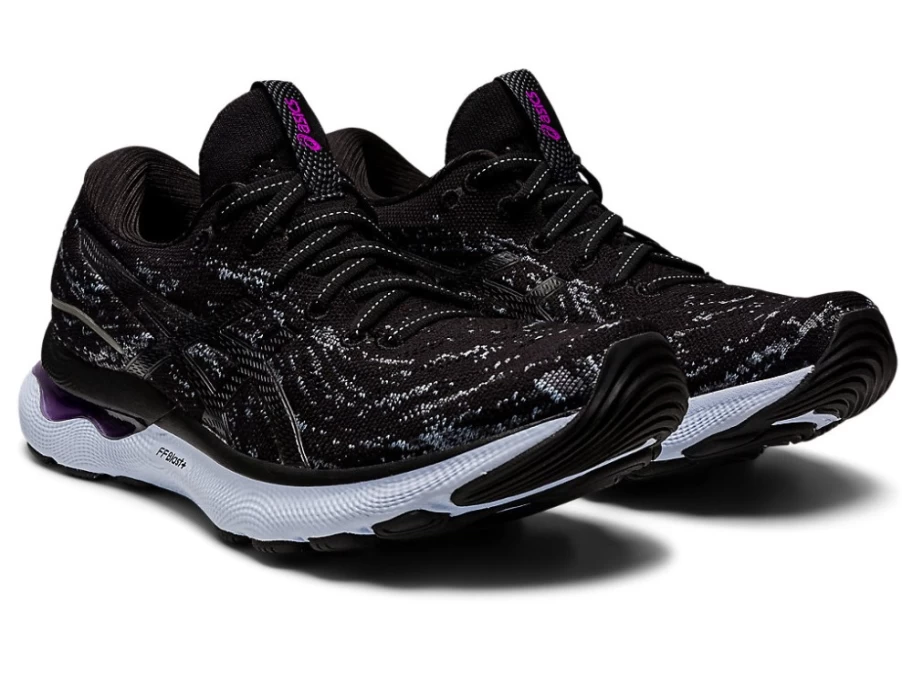 ASICS Women's GEL-NIMBUS 24 MK Running Shoes - Black/Black