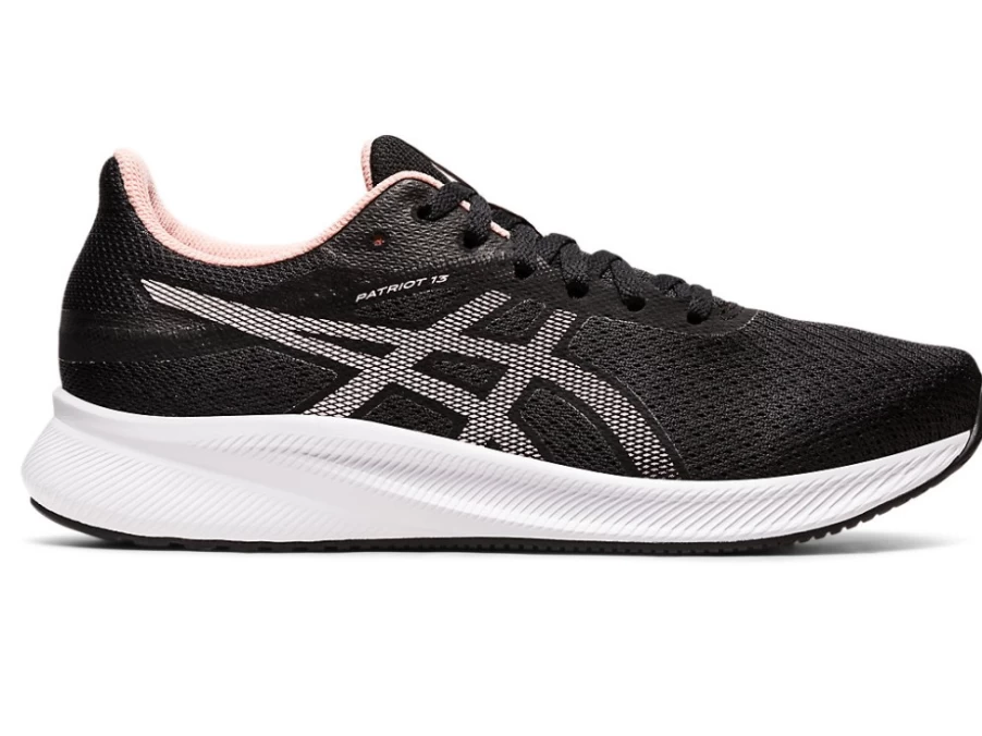 ASICS PATRIOT 13 Women's Running Shoes - Black/Frosted Rose