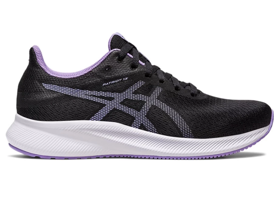 ASICS PATRIOT 13 Women's Running Shoes - Black/Digital Violet