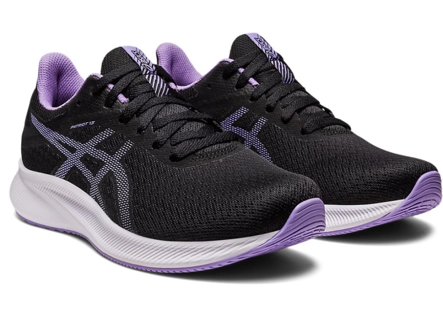 ASICS PATRIOT 13 Women's Running Shoes - Black/Digital Violet