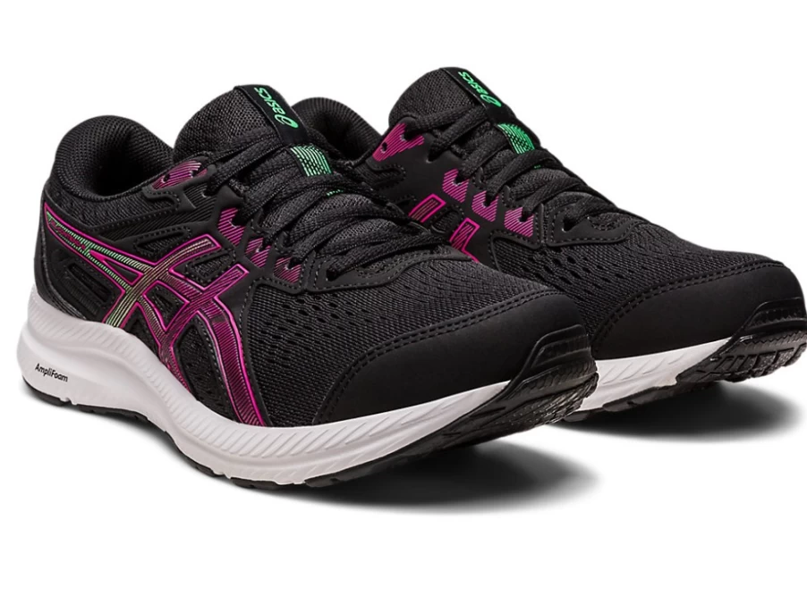 ASICS Women's GEL-CONTEND 8 Running Shoes - Black/Pink Rave