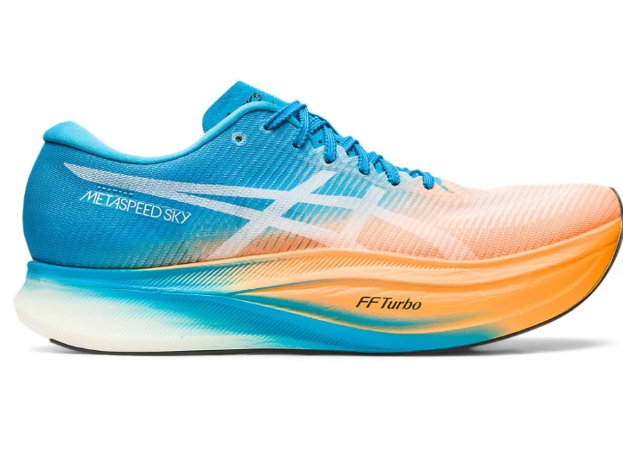 ASICS METASPEED SKY+ Unisex Running Shoes - Orange Pop/Island Blue
