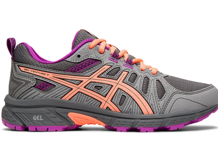 ASICS Kids GEL-VENTURE 7 Running Shoes - Metropolis/Black - Grade School Sneakers
