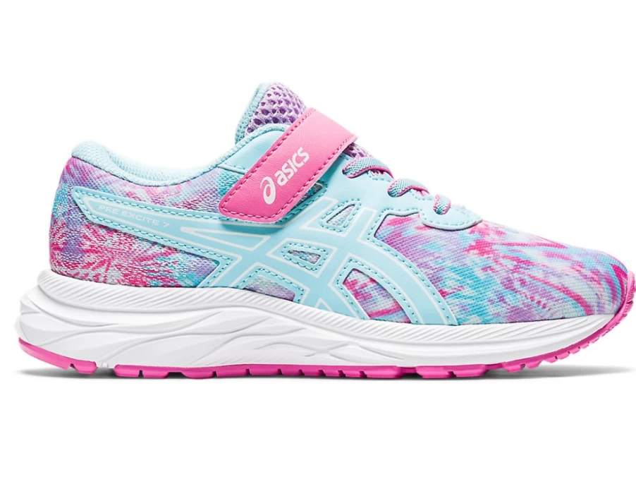 ASICS Kids PRE EXCITE 7 Preschool Running Shoes - Ocean Decay/Dragon Fruit