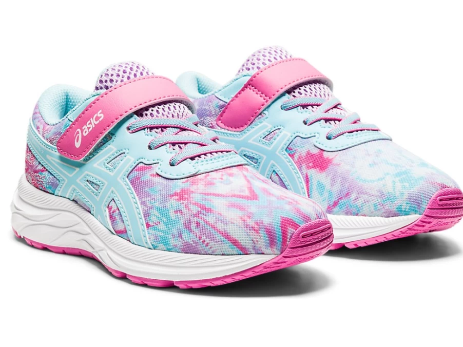 ASICS Kids PRE EXCITE 7 Preschool Running Shoes - Ocean Decay/Dragon Fruit