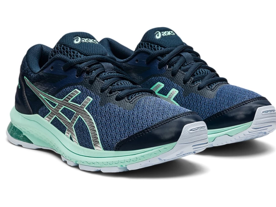 ASICS GT-1000 10 Kids' Grade School Running Shoes - Thunder Blue/Pure Silver